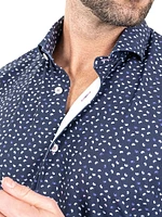 Einstein Stretch Micro Paisley Shirt