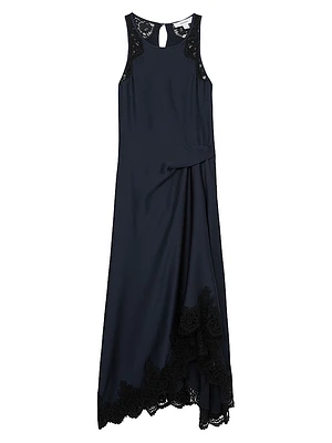 Anais Lace-Trim Cocktail Dress