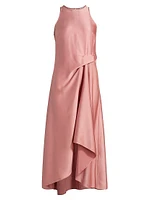 Micah Draped Midi-Dress