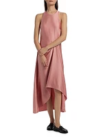 Micah Draped Midi-Dress