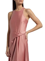 Micah Draped Midi-Dress