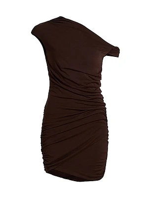 Ceres Ruched Jersey Minidress