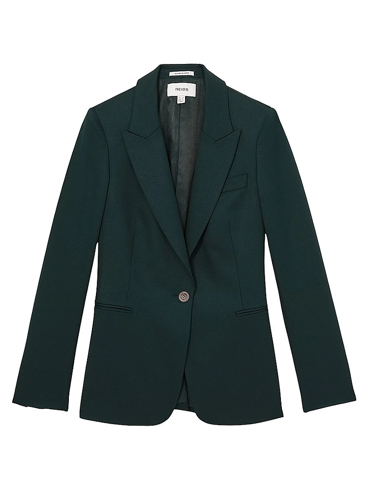 Jade One-Button Blazer