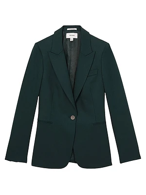 Jade One-Button Blazer