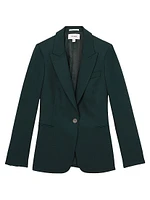 Jade One-Button Blazer