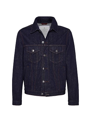 No Fade Denim Four Pocket Jacket