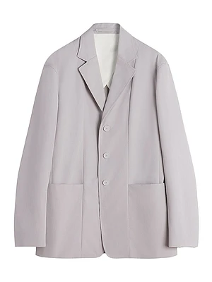 Straight Fit Cotton Jacket