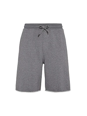 Cotton Smooth French Terry Bermuda Shorts