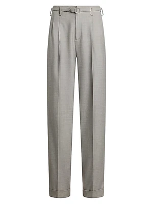 Stamford Wool High-Rise Pants