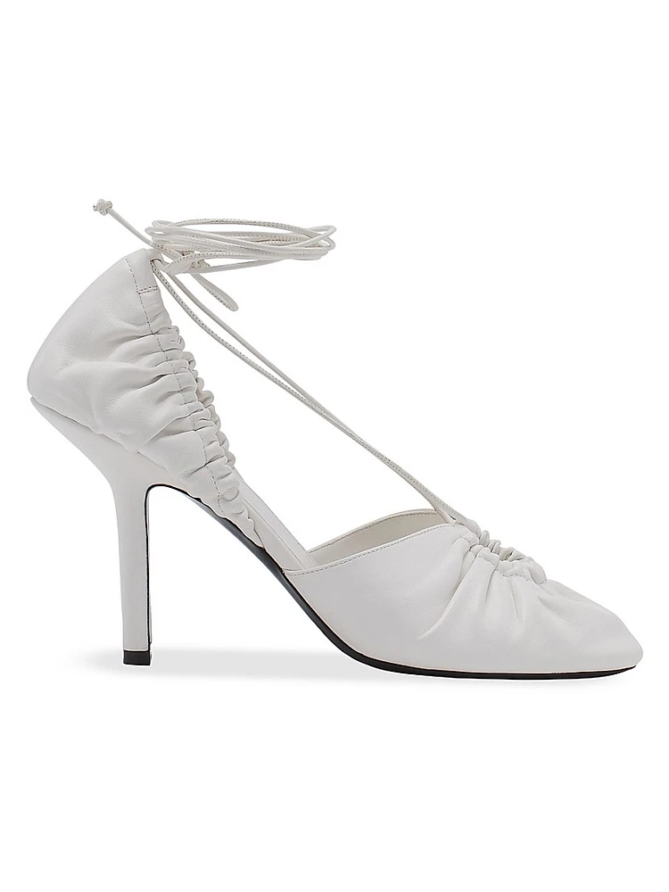 Mesure Lace-Up Leather Pumps