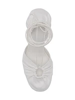 Mesure Lace-Up Leather Pumps