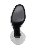 Mesure Lace-Up Leather Pumps