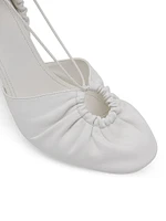 Mesure Lace-Up Leather Pumps