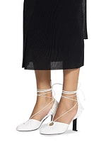Mesure Lace-Up Leather Pumps