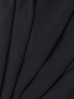 Silk-Cotton Short-Sleeve Sweater