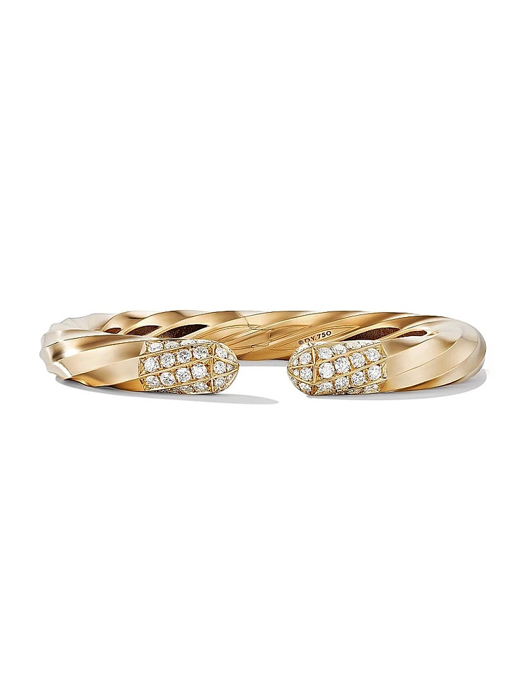 Cable Edge Bracelet 18K Yellow Gold