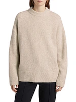 Cashmere-Silk Crewneck Sweater