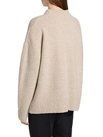 Cashmere-Silk Crewneck Sweater