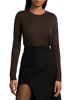Cashmere Long-Sleeve Top