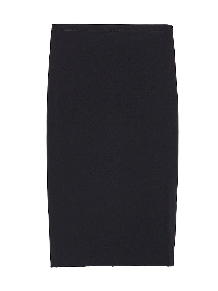Stretch Fabric Slip Skirt