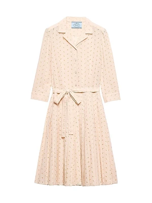Eyelet Lace Shirt Dress
