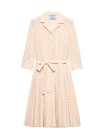 Eyelet Lace Shirt Dress