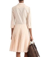 Eyelet Lace Shirt Dress