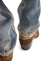 Tapered Denim Jeans