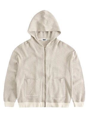 Striped Zip Hoodie