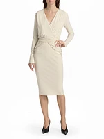 Molan Draped Cocktail Dress