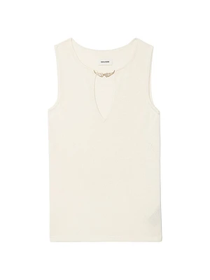 Sayani Vico Embellished Keyhole Tank