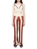 Taly Crochet Cotton Crop Top