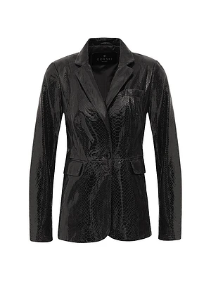 Metis Suede Single Breasted Blazer
