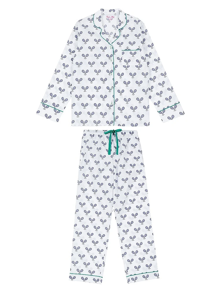 Women's Tennis Long Pajama Set