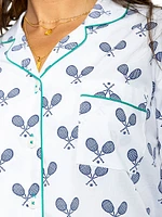 Women's Tennis Long Pajama Set