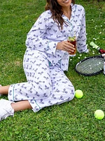 Women's Tennis Long Pajama Set
