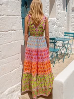 Rainbow Zinnia Amour Dress