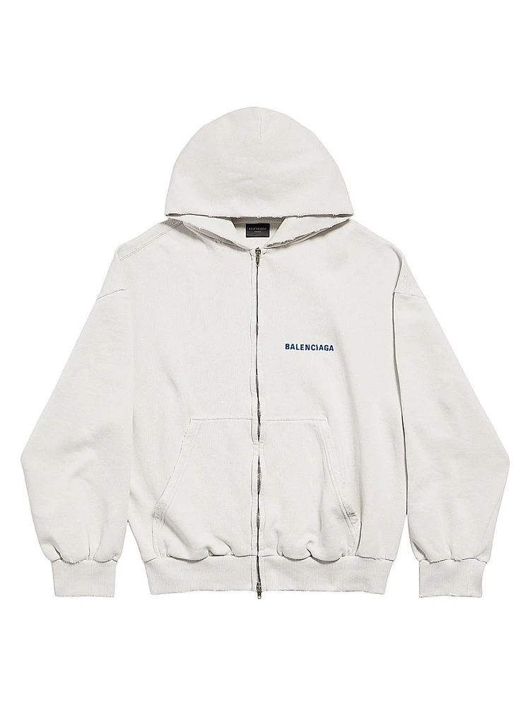 Zip-Up Regular Fit Hoodie