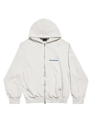 Zip-Up Regular Fit Hoodie