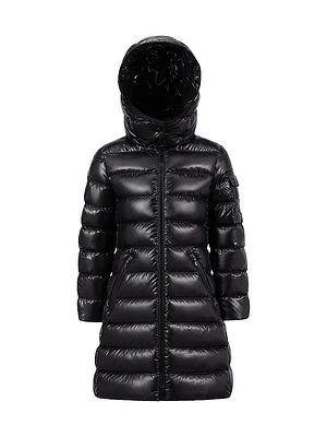 Little Girl's & Moka Long Down Coat