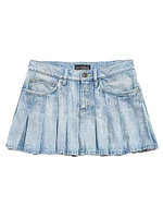 Pleated Mini Skirt