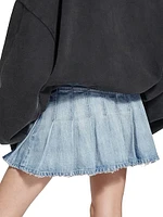 Pleated Mini Skirt