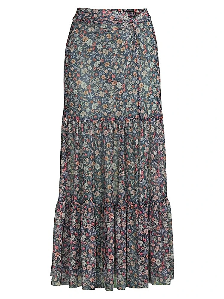 Suvi Floral Cover-Up Skirt