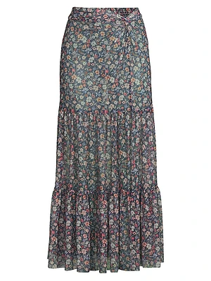 Suvi Floral Cover-Up Skirt
