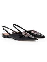 Laurie Patent Leather Slingback Flats
