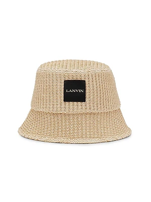 Raffia Bucket Hat
