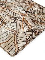 Cotton and Silk Papyrus Print Organza Pareo