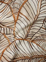 Cotton and Silk Papyrus Print Organza Pareo