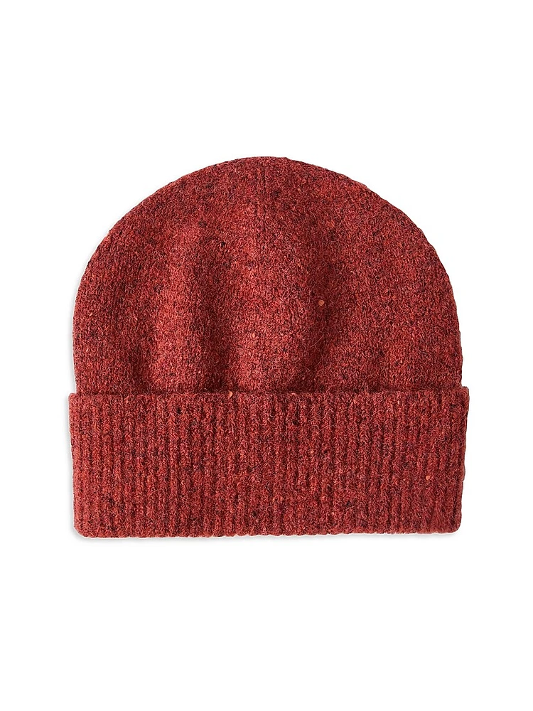 Alpaca, Wool, Silk and Cotton Knit Beanie