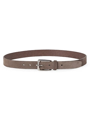 Braided Reversed Leather Belt